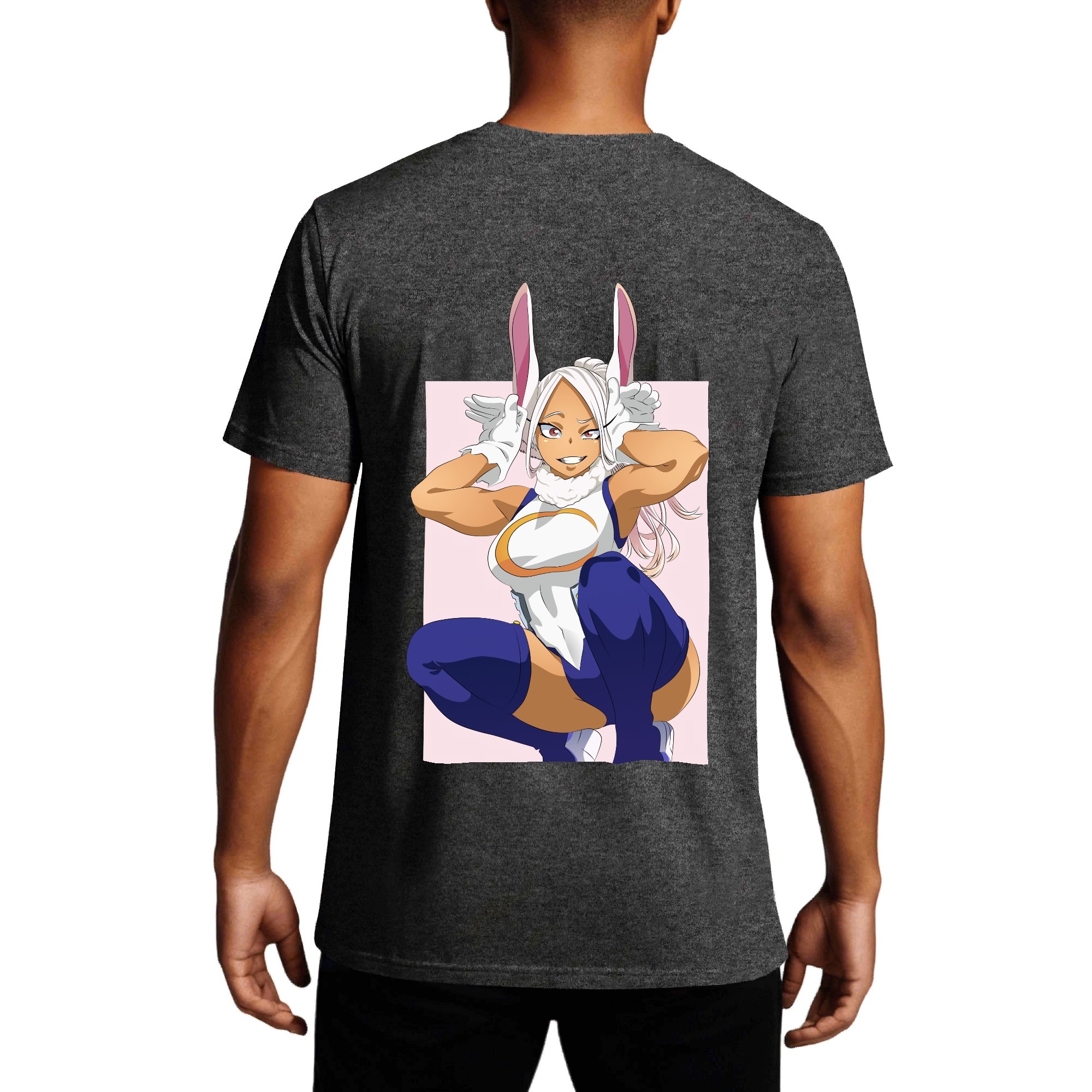 Bunny Hero Pink Printed Tee - Image 55