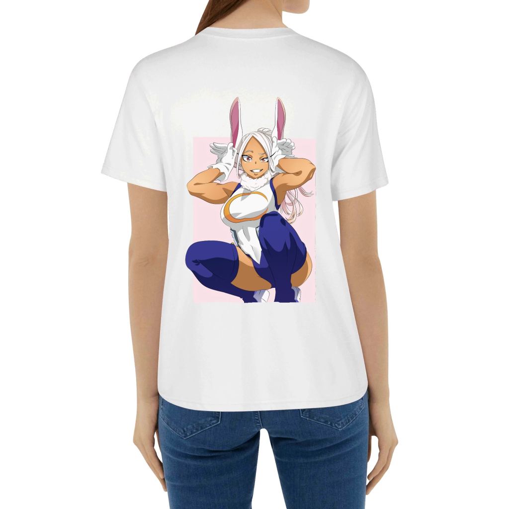 Bunny Hero Pink Printed Tee