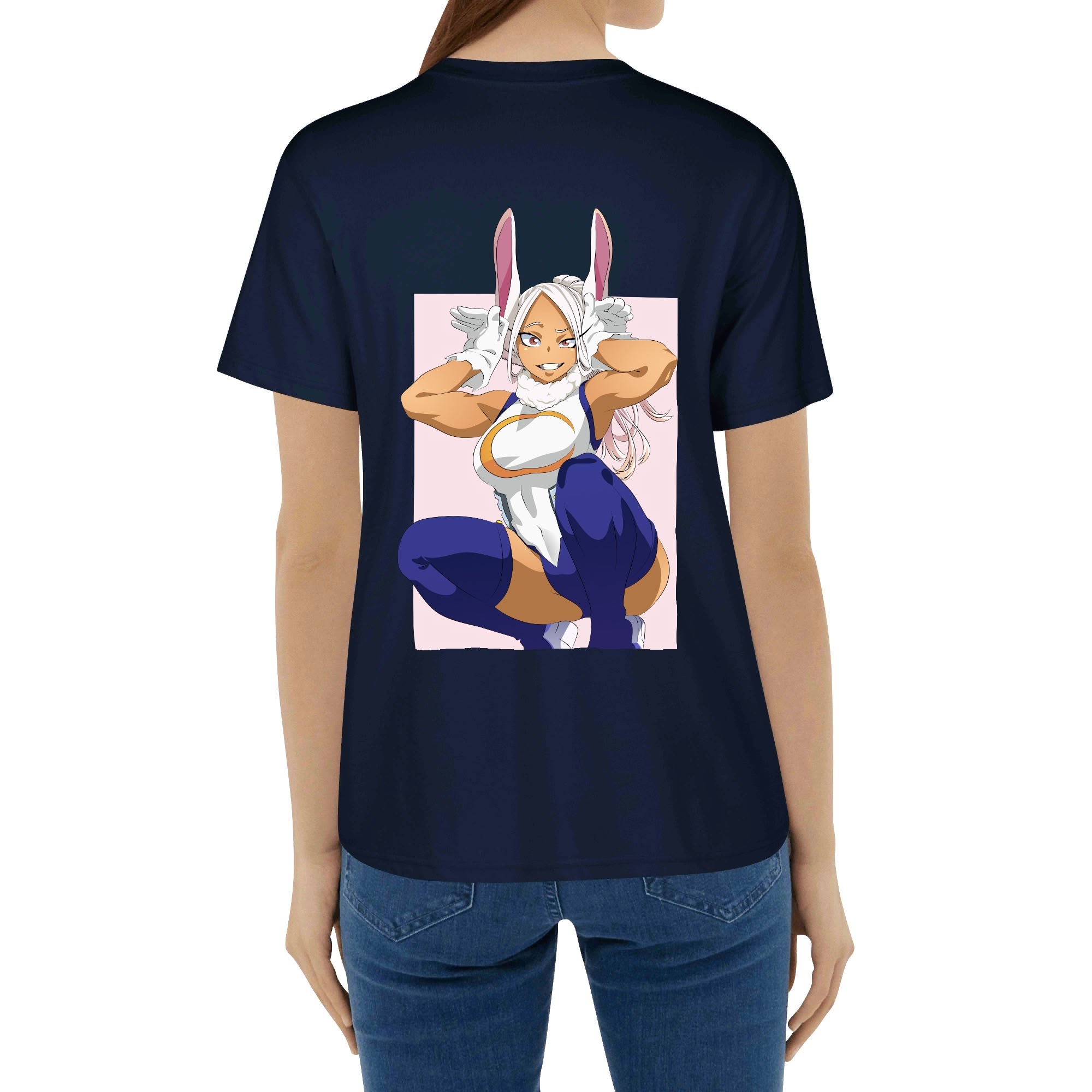 Bunny Hero Pink Printed Tee - Image 40
