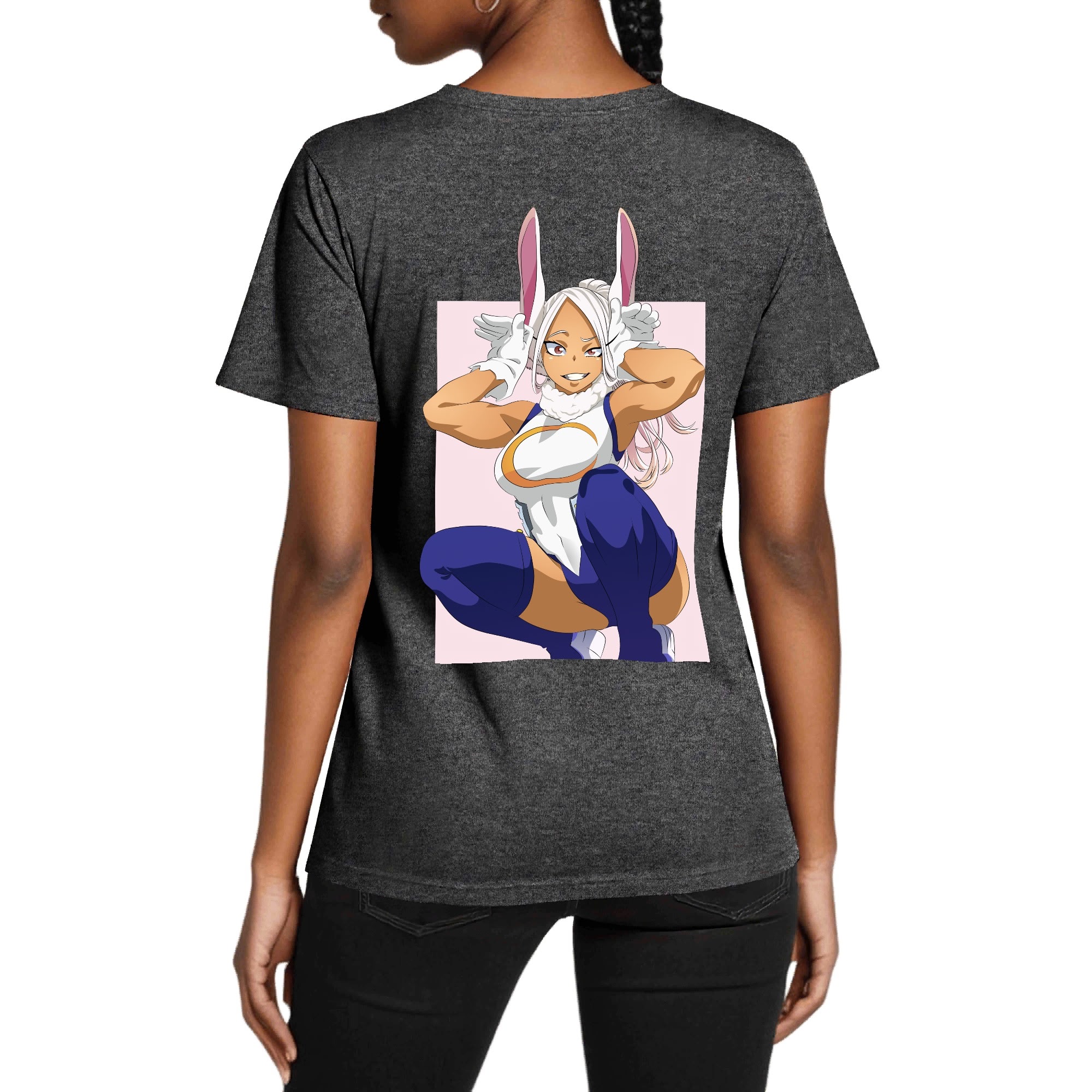 Bunny Hero Pink Printed Tee - Image 59