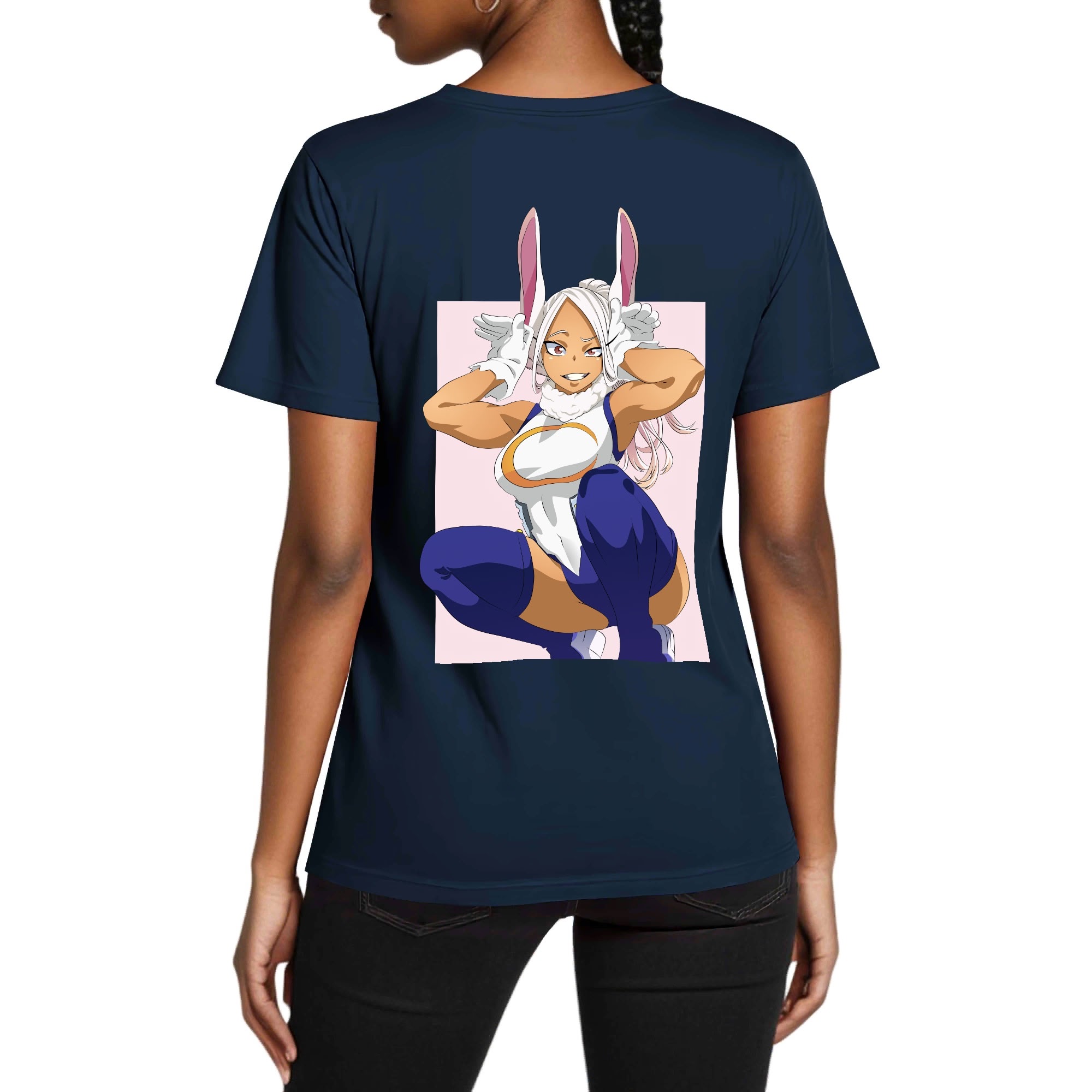 Bunny Hero Pink Printed Tee - Image 42
