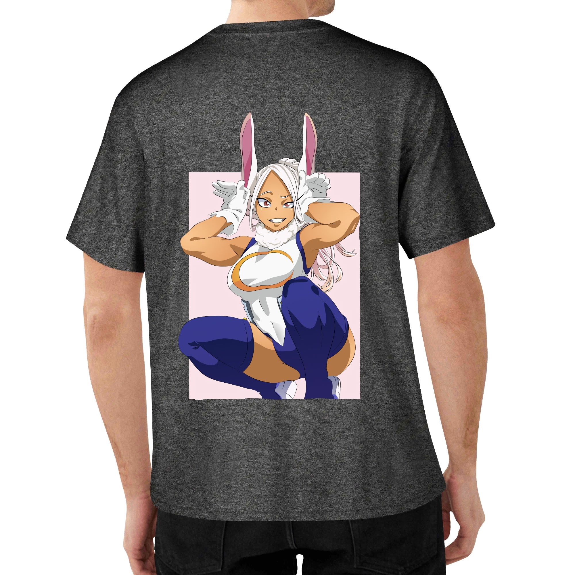 Bunny Hero Pink Printed Tee - Image 53