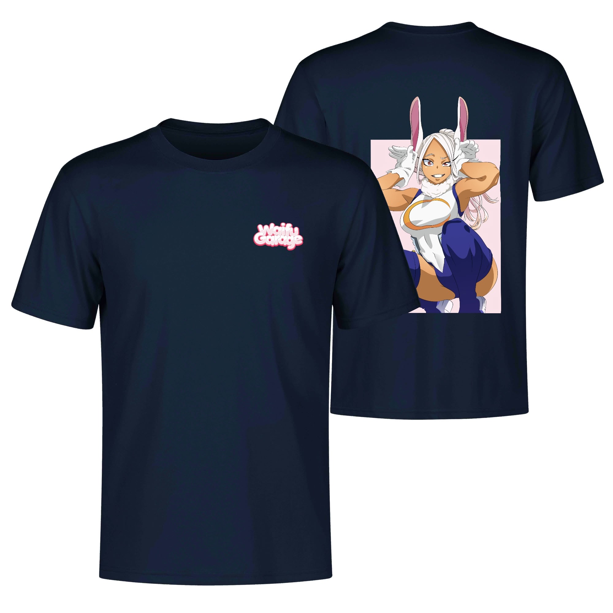 Bunny Hero Pink Printed Tee - Image 47