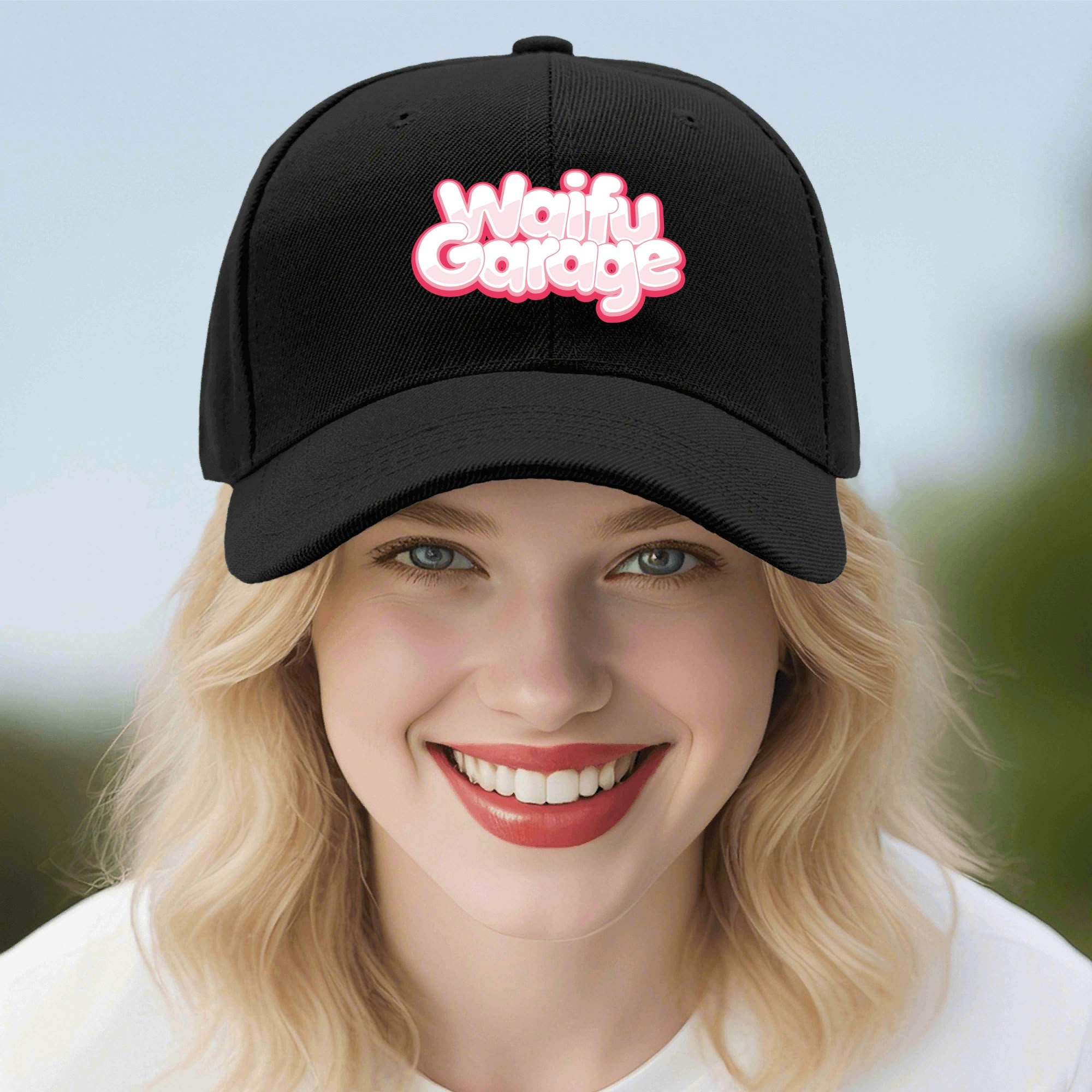 Waifu Garage Outdoor Baseball Cap - Image 10
