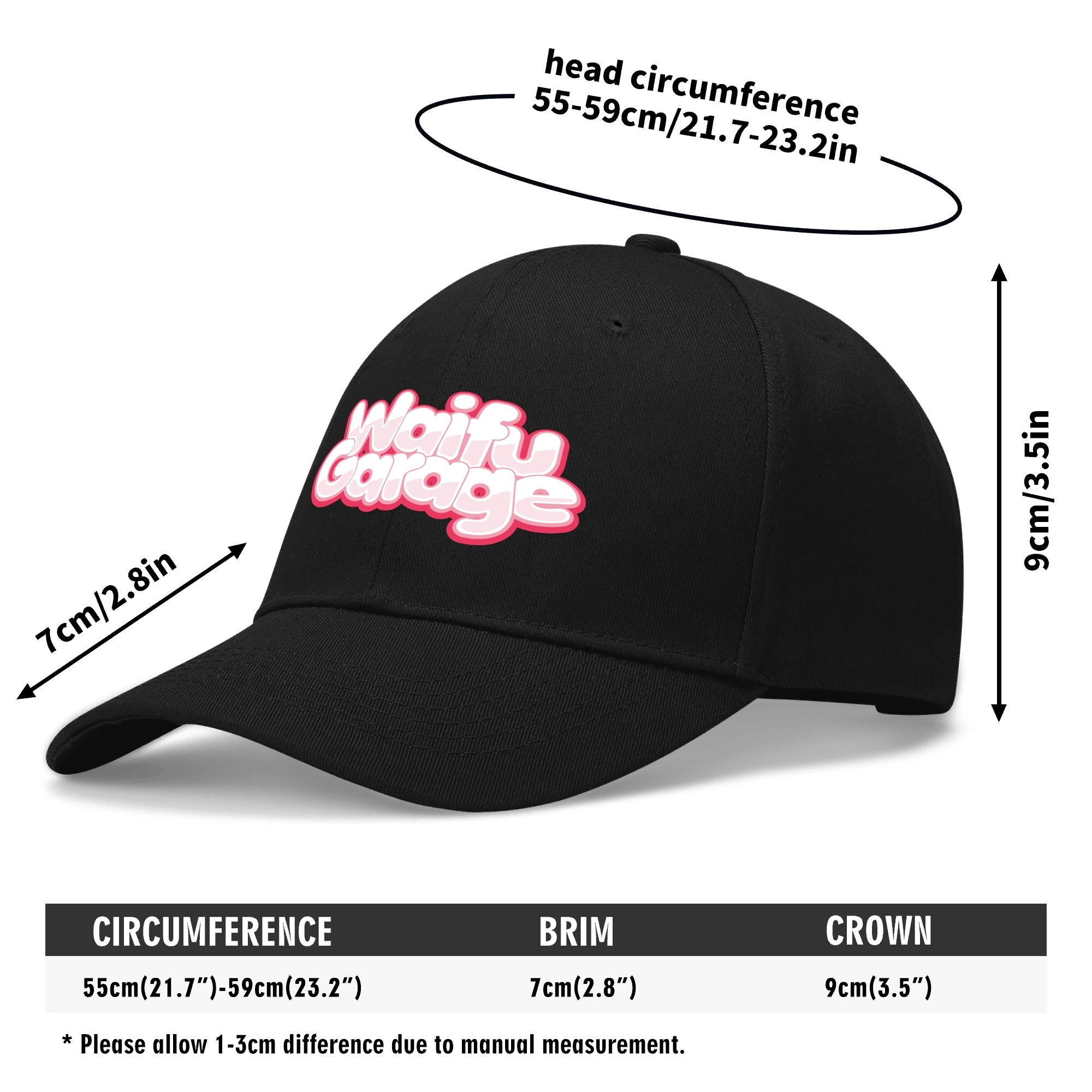 Waifu Garage Outdoor Baseball Cap - Image 11